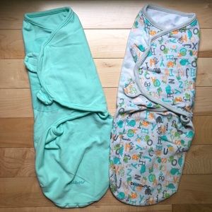 Two Summer SwaddleMe swaddles - size lg 3-6 months
